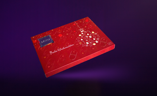 Nachhaltiger Adventskalender-Rot