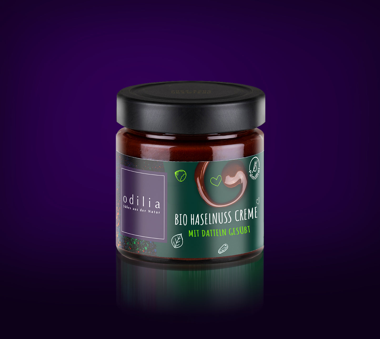 Cremige Dattel Haselnuss Creme – Feiner Nuss-Aufstrich mit Datteln & Haselnüssen, bio & vegan