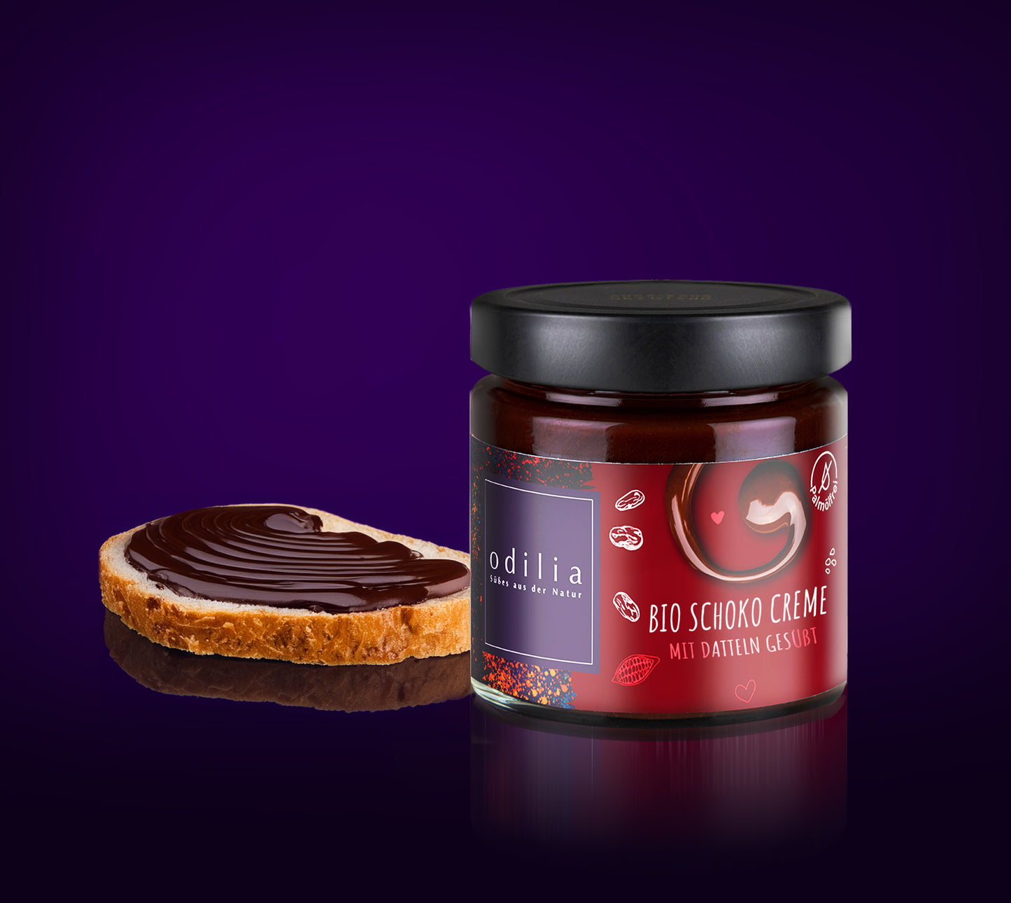 Cremige Dattel Schoko Creme – Feiner Schokoaufstrich mit Datteln & Kakao, bio & vegan