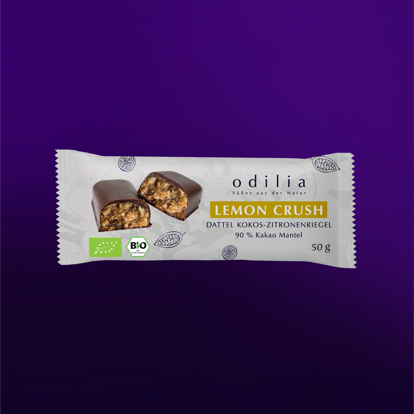 Lemon Crush Dattel-Kokos-Zitronenriegl
