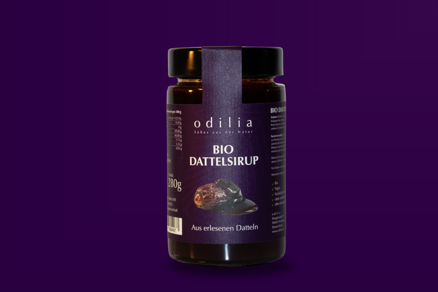 Dattelsirup – Natürliche Süße aus 100 % Datteln, ohne Zuckerzusatz, vegan & bio