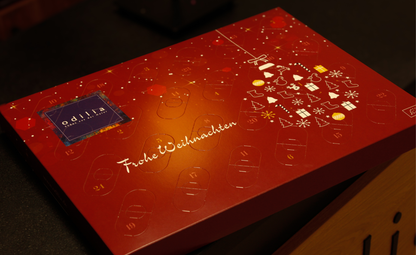 Nachhaltiger Adventskalender-Rot