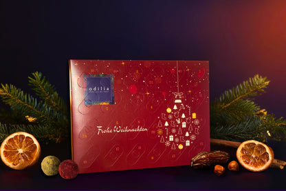 Nachhaltiger Adventskalender-Rot