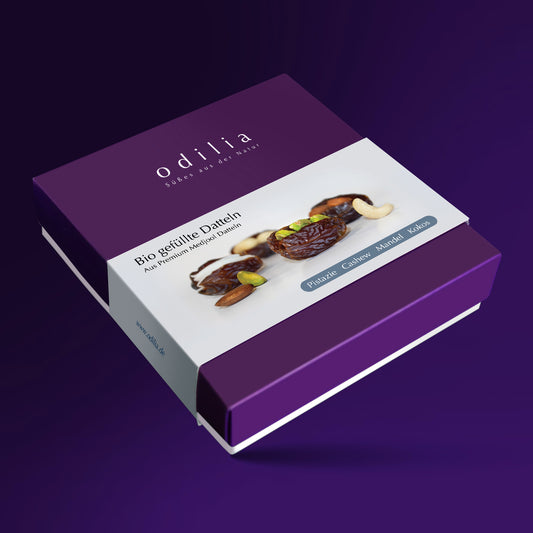 Gefüllte Bio Medjool Datteln Luxusbox