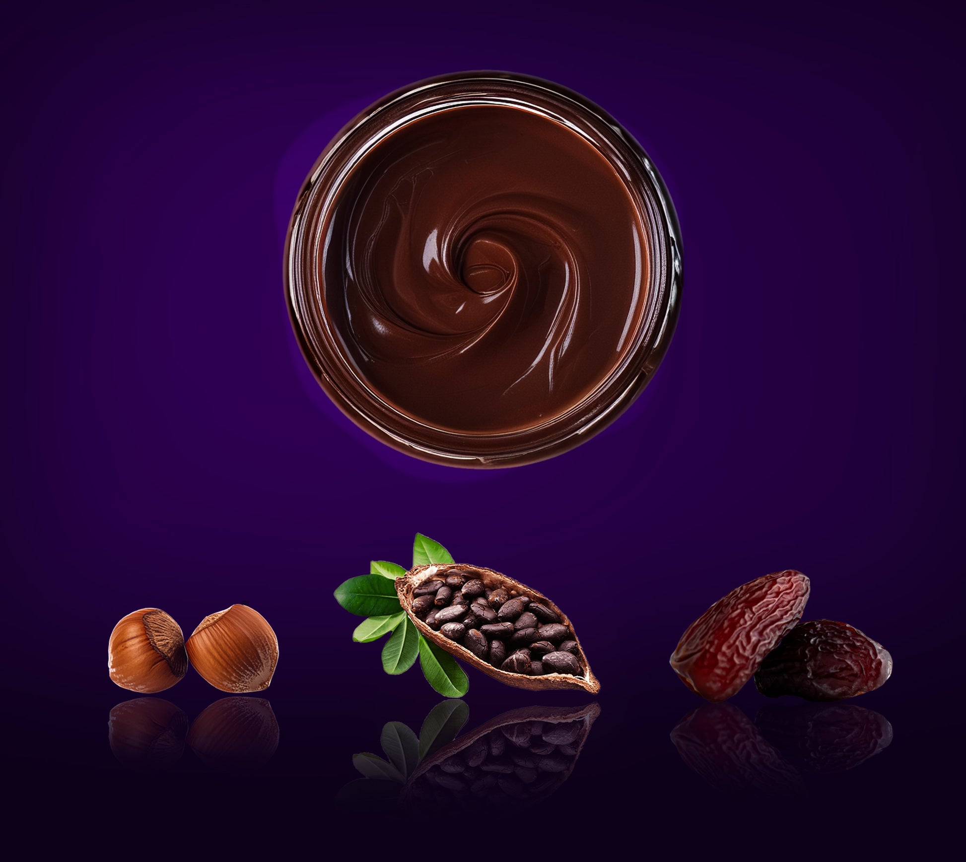 Edler Dattel Haselnuss Schoko Aufstrich – Vegane Alternative zu Nuss-Nougat-Creme, bio & ohne Zuckerzusatz