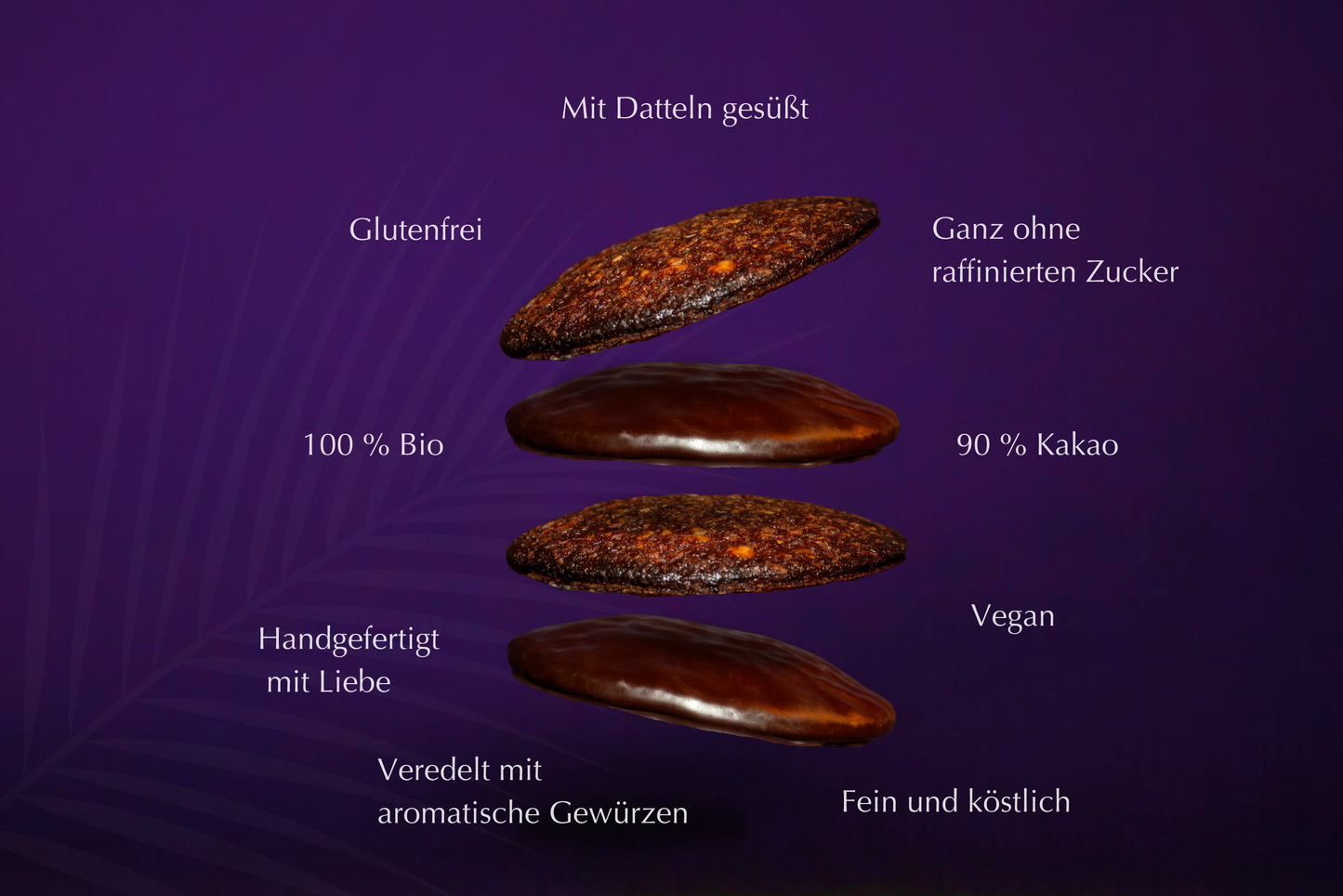 Handgemachte Lebkuchen-Mischung – Feine Lebkuchen Natur & mit Schokolade, bio & vegan