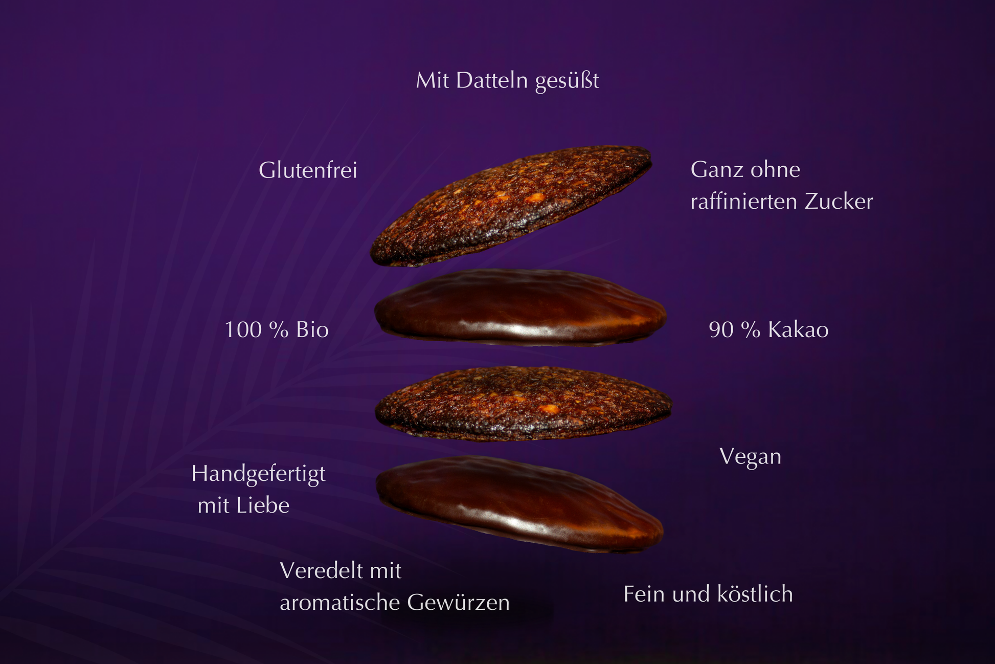 Handgemachte Lebkuchen-Mischung – Feine Lebkuchen Natur & mit Schokolade, bio & vegan