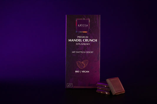 Premium Mandel Crunch Schokolade (70g)