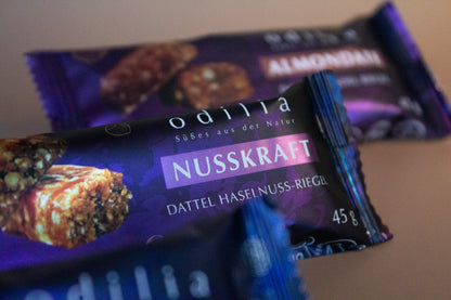Nusskraft Bio Dattel-Haselnuss-Riegel