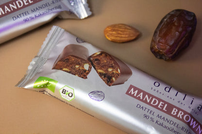 Mandel Brownie Bio Dattel-Mandelriegrl