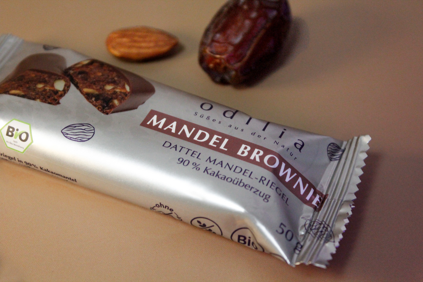 Mandel Brownie Bio Dattel-Mandelriegrl