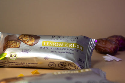 Lemon Crush Dattel-Kokos-Zitronenriegl