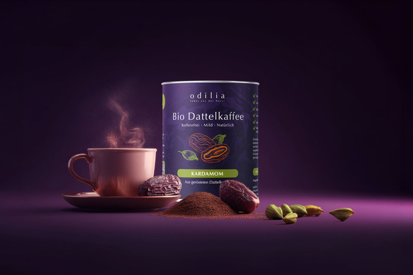 Dattelkaffee mit Kardamom 350g