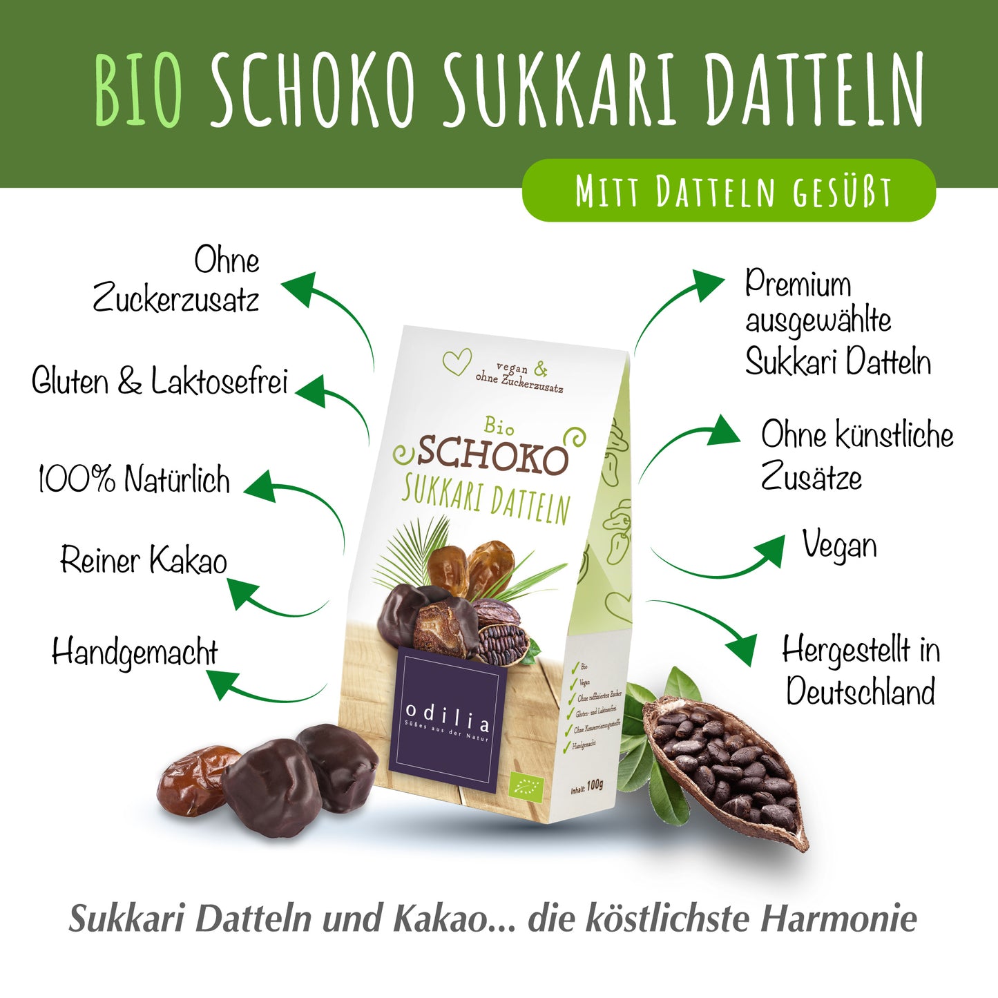 Bio Schoko Sukkari Datteln