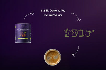 Dattelkaffee mit Kardamom 350g