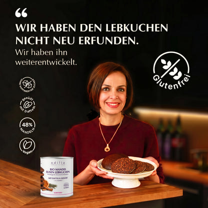 Bio Mandel-Elisenlebkuchen – mit Datteln gesüßt