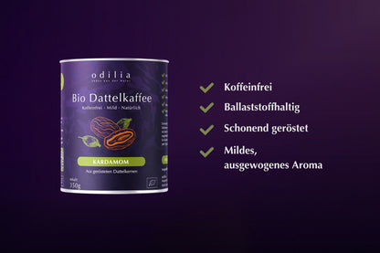 Dattelkaffee mit Kardamom 350g