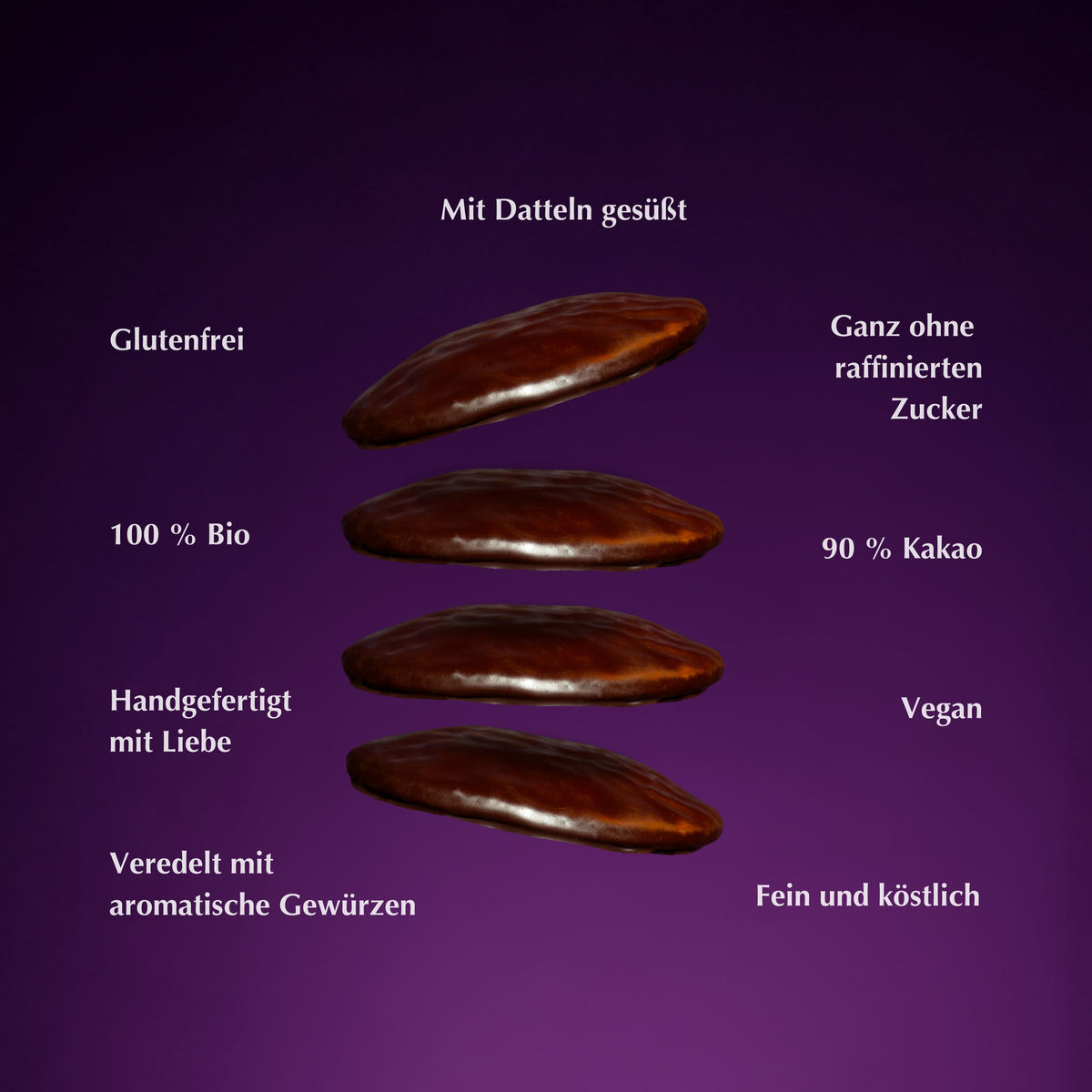 Bio Elisen Lebkuchen Schokoliert (400g) - glutenfrei