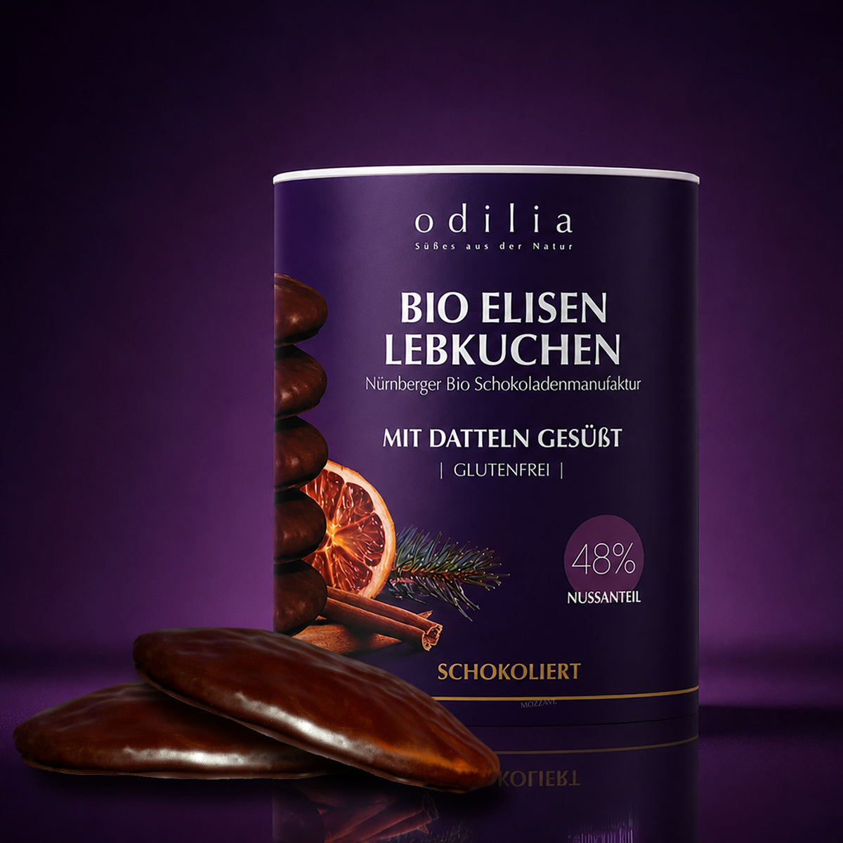 Bio Elisen Dattel-Lebkuchen Schokoliert (400g) - glutenfrei