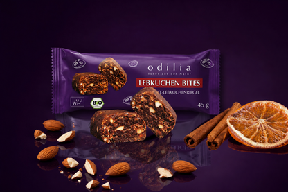Lebkuchen Bites- Bio Dattellebkuchenriegel
