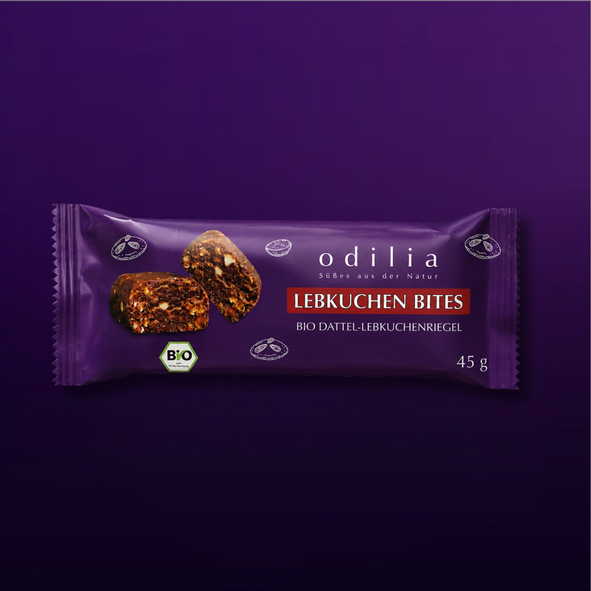 Lebkuchen Bites- Bio Dattellebkuchenriegel