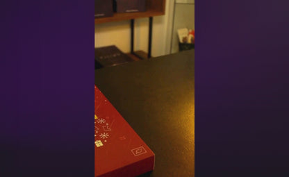 Nachhaltiger Adventskalender-Rot